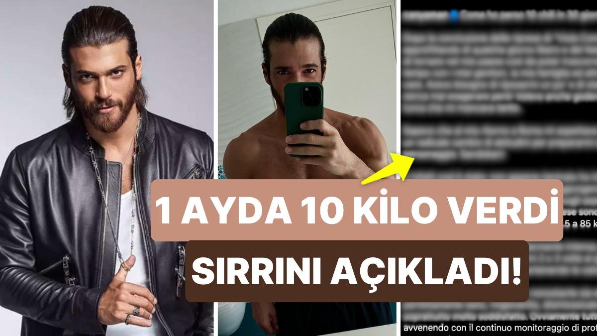 Can Yaman ‘Sandokan’ İçin 30 Günde 10 Kilo Verdi! İşte Can Yaman’ın Yeni Hali