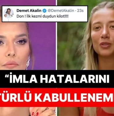 Survivor Fanı Demet Akalın’ın Aleyna’ya ‘Don’ Yorumundan Sonra Gelen Yazım Hatası Silsilesi Çileden Çıkardı