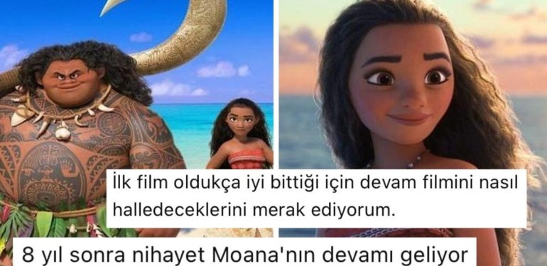 İlk Filmiyle Büyük Beğeni Toplayan ‘Moana’nın Devam Filminin Fragmanına Gelen Tepkiler