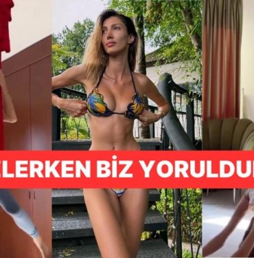 İzlerken Biz Yorulduk: Hamak Yogası Yapan Şevval Şahin Şekilden Şekle Girdi
