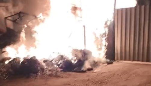 Bolu’da sanayi sitesindeki iş yerinde yangın