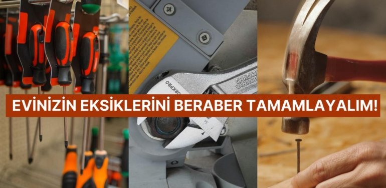 Usta Aramak Yerine Tadilatları Kendiniz Halledebilmeniz İçin Evinizde Bulunması Gereken Ürünler