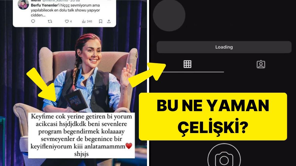 Eleştiri Kaldıramıyor mu? Berfu Yenenler Yorumunu Paylaştığı Kişiyi Engellemiş