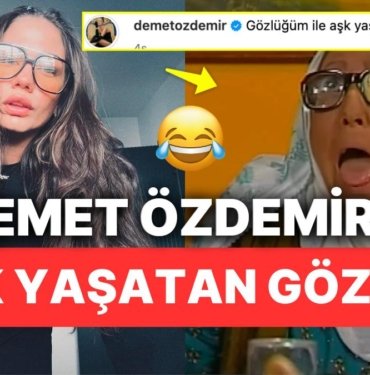 Demet Özdemir’in Sürahi Nine’yi Andıran Güneş Gözlükleriyle Yaşadığı Aşk Paylaşımı
