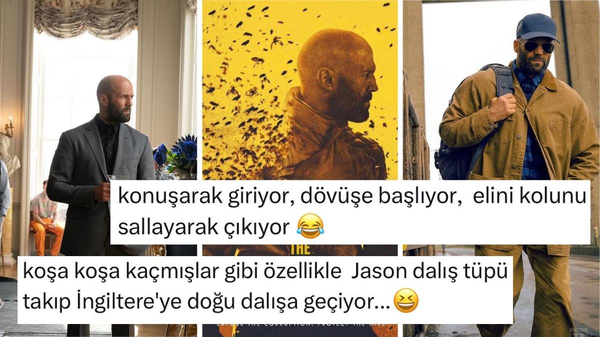 Başrolünde Jason Statham’ın Yer Aldığı Aksiyon Filmi ‘The Beekeeper’a Gelen Tepkiler