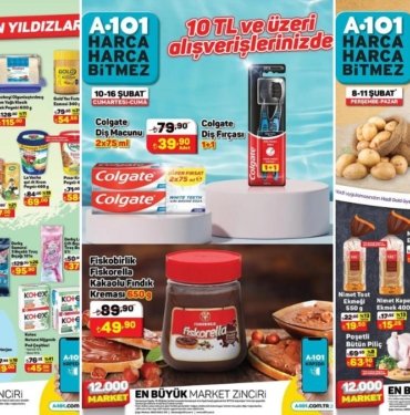 10 – 16 Şubat 2024 A101 Haftanın Yıldızları Kataloğu