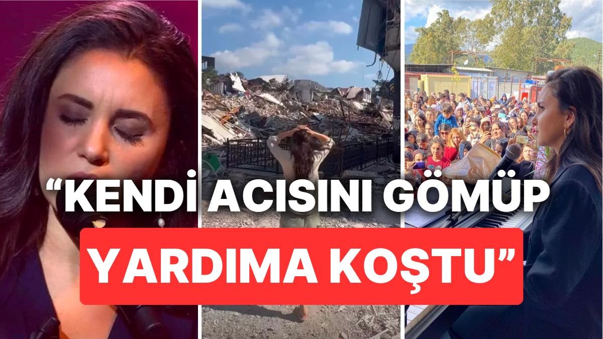 Helal Olsun: Depremde Yakınlarını Kaybeden Karsu Hatay’da Müzik Okulu Açtı, Çocuklarla Şarkı Söyledi