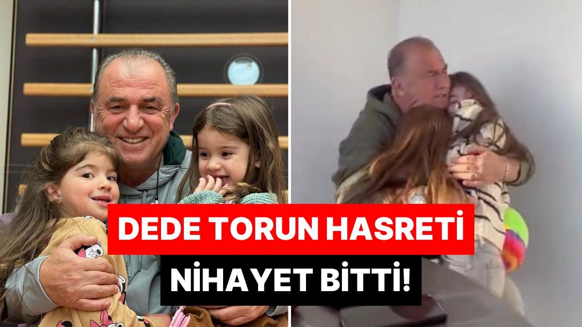 İmparator Lakaplı Teknik Direktör Fatih Terim’in Aylar Sonra Torunlarıyla Buluştuğu Anlar Yürek Burktu