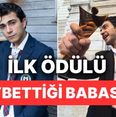 Kızılcık Şerbeti’nin Metehan’ı Rahimcan Kapkap Aldığı İlk Ödülü Kaybettiği Babasına Adadı