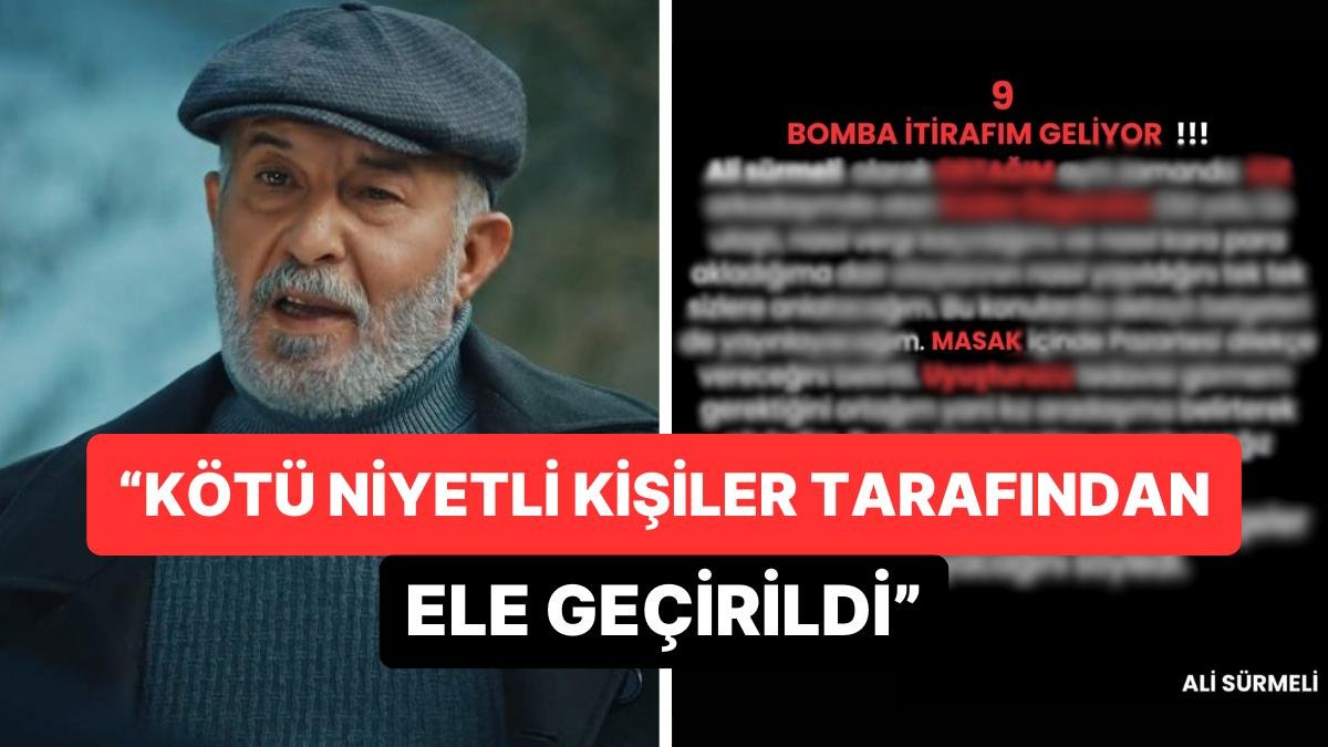 Hesabı Çalınmıştı: Ali Sürmeli, Kürtaj ve Vergi Kaçırma Gibi Korkunç İddialar Sonrası İlk Kez Konuştu