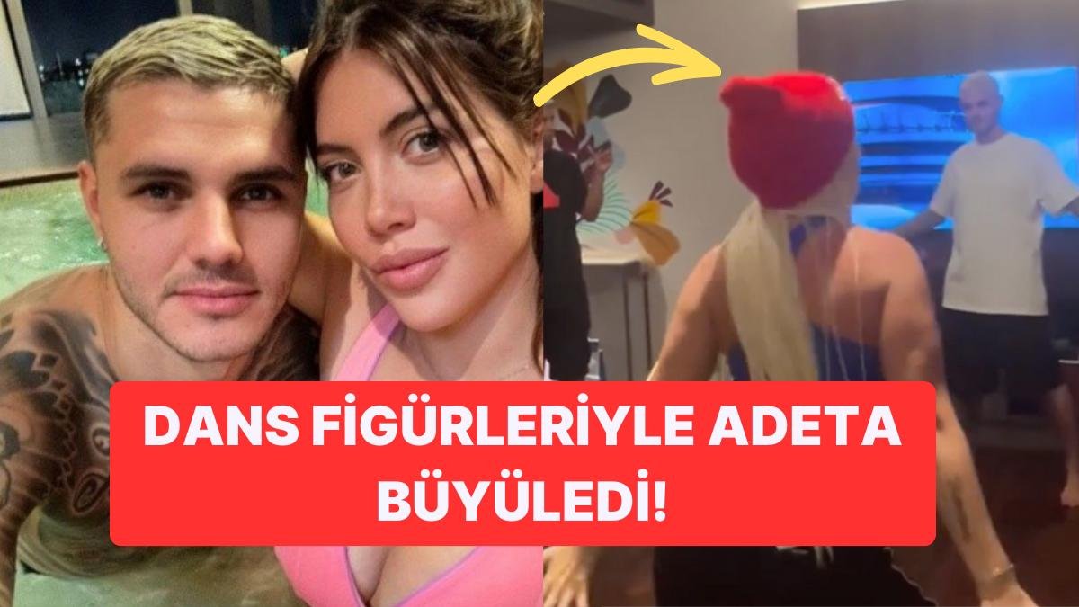 Galatasaray’ın İncisi Mauro Icardi Eşi Wanda Nara’nın Dansını İzlemelere Doyamadı!