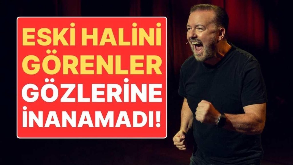 Ünlü Komedyen Ricky Gervais’in Eski Halini Görenler Gözlerine İnanamadı!