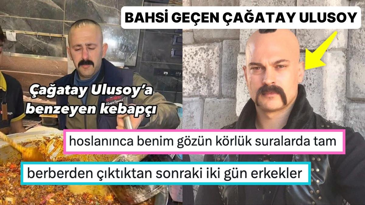 Uzaktan Yakından Alakası Olmasa da Çağatay Ulusoy’a Benzediği İddia Edilen Kebapçı Kahkaha Attırdı!