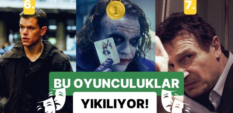 Oyuncuların Tarzlarına Ters Düşerek Muhteşem Bir Performans Sergilediği Birbirinden Harika Filmler
