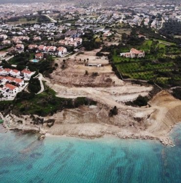 Çeşme’de hazine arazisine kaçak inşaat: 6 gözaltı
