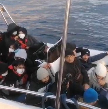 Bodrum’da 57 düzensiz göçmen yakalandı
