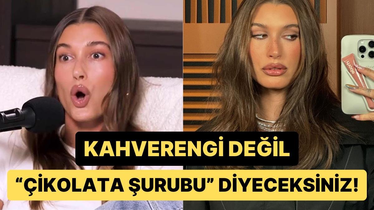 Saçlarını ‘Çikolata Şurubu’ Rengine Boyatan Hailey Bieber’ın Nasibi Zorlama Şekli Güldürdü