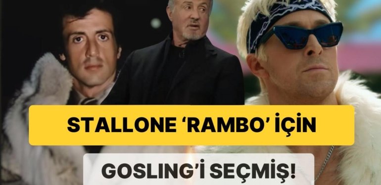 ‘Rambo’ Olarak Tanıdığımız Sylvester Stallone, Ryan Gosling’e ‘Rambo’ Bayrağını Devredebileceğini Söylüyor!