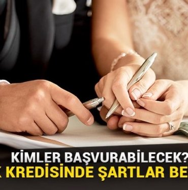Evlilik kredisinin şartları belli oldu | Faizsiz evlilik kredisi başvuruları ne zaman alınacak?