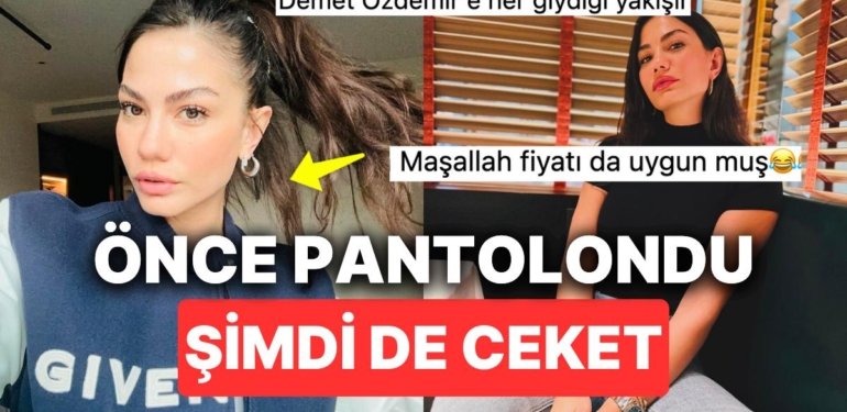 Demet Özdemir’in Ceketinin Fiyatı Sizi Boş Duvara Karşı Uzun Bir Seyahate Çıkartacak