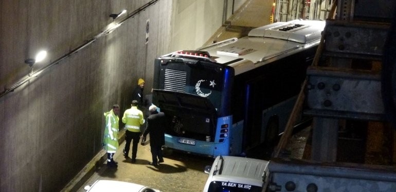 Can alan ve trafiğe kapatılan tünele göz göre göre girdi