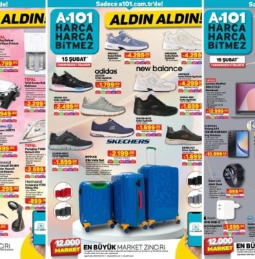 A101’e 4 Tekerlekli Valiz Seti Geliyor! 15 Şubat 2024 A101 İnternete Özel Aldın Aldın Kataloğu