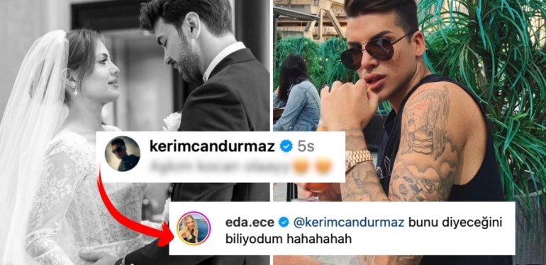 Kerimcan Durmaz’ın Eda Ece’nin Sevgililer Günü Özel Paylaşımında Eşine Yaptığı Yorum Şok Etkisi Yarattı!