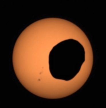 NASA paylaştı: Mars’ta güneş tutulması görüntülendi