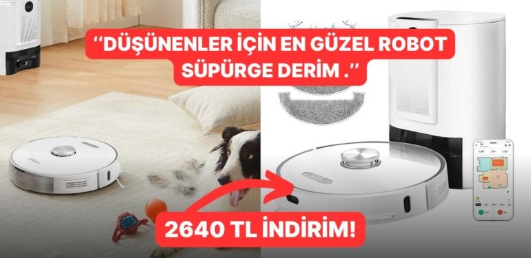 Ev Temizliğinde Kolaylık Sağlayan Ulteneic T10 Otomatik Çöp İstasyonlu Robot Süpürge’de İndirim Fırsatı!
