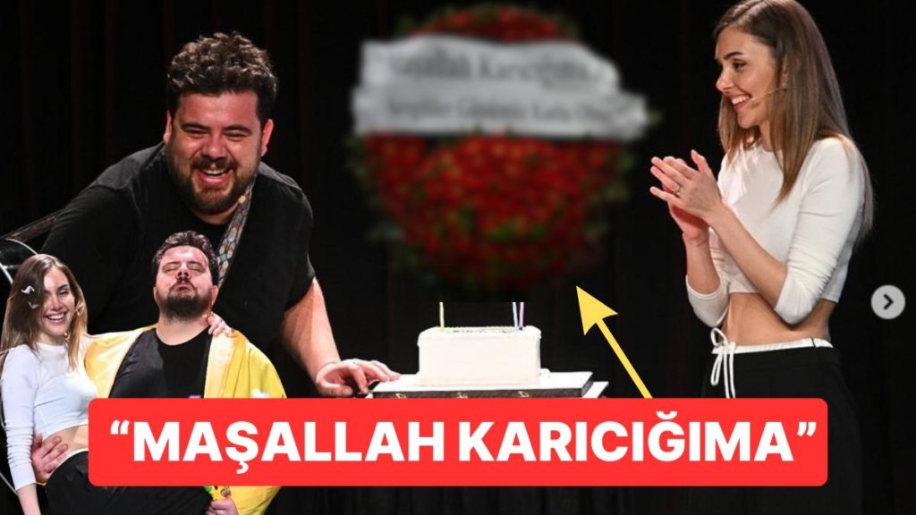 Eser Yenenler’in Berfu Yenenler’e Yaptırdığı Sevgililer Günü Çelengi Şovun da Bu Kadarı Dedirtti!