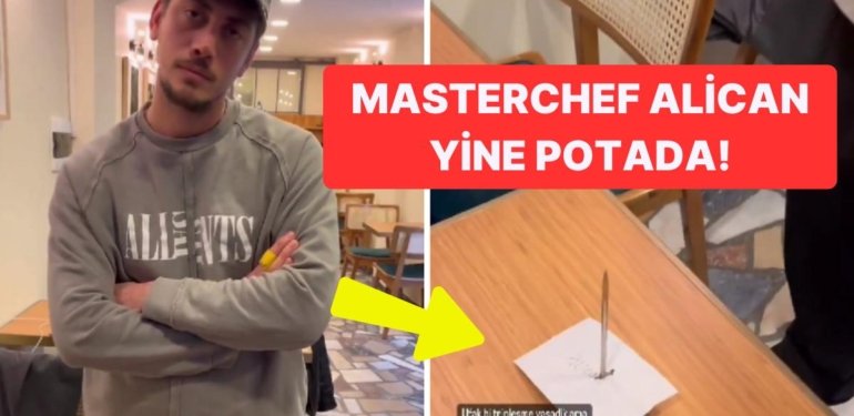 MasterChef Alican, Sevgilisine Hediye Almayınca Eleme Potasına Atıldı