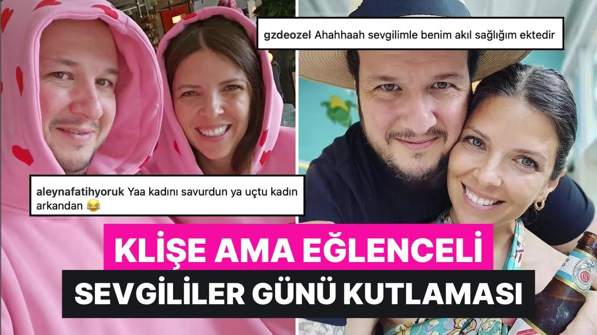 Sevgililer Gününü Geç Kutlayan Çift Yapışık İkizler Oldu: Şahan Gökbakar ve Eşinin Klişesi Güldürdü