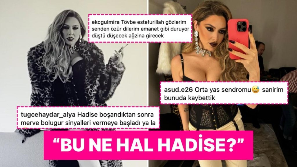 Leopar Kürkünü Takınan Hadise’nin Korsesinden Fırlayan Göğsü “Estetiğin de Bir Sınırı Olmalı” Dedirtti