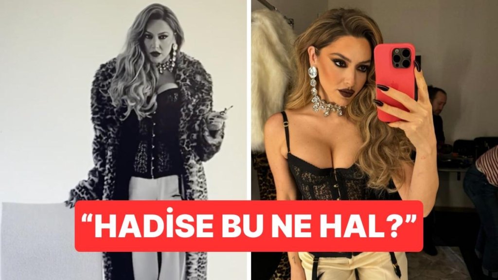 Leopar Kürkünü Takınan Hadise’nin Meme Dekoltesi “Estetiğin de Bir Sınırı Olmalı” Diye Düşündürttü