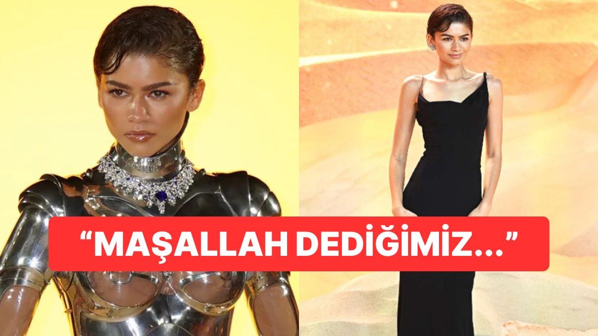 “Dune 2” Filminin Galasında Zırhlı Prensten Prensese Keskin Bir Dönüş Yaşayan Zendaya Anında Nazara Geldi!