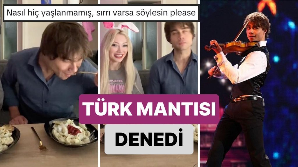 Yine Kalpleri Eritti! Eurovision Tarihinin En Unutulmaz İsmi Alexander Rybak Türk Mantısı Denedi