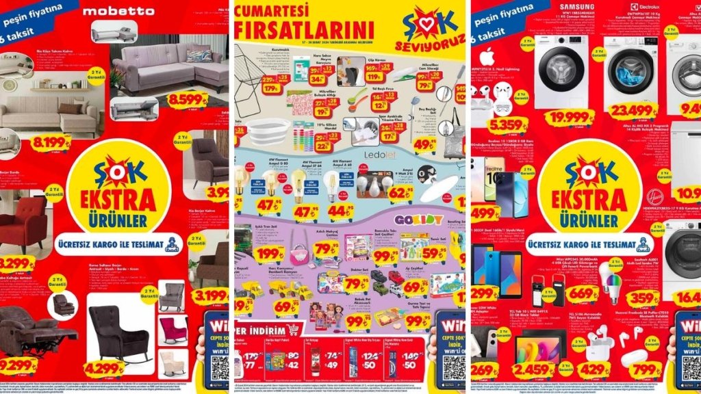 ŞOK’a Kurutmalı Çamaşır Makinesi Geliyor! 17 Şubat 2024 ŞOK Aktüel Ürünler Kataloğu