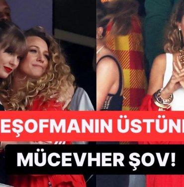 Maç İzlemeye Milyon Liralık Takıları Takıp Takıştırıp Giden Blake Lively Lüksün Ayarını Kaçırdı