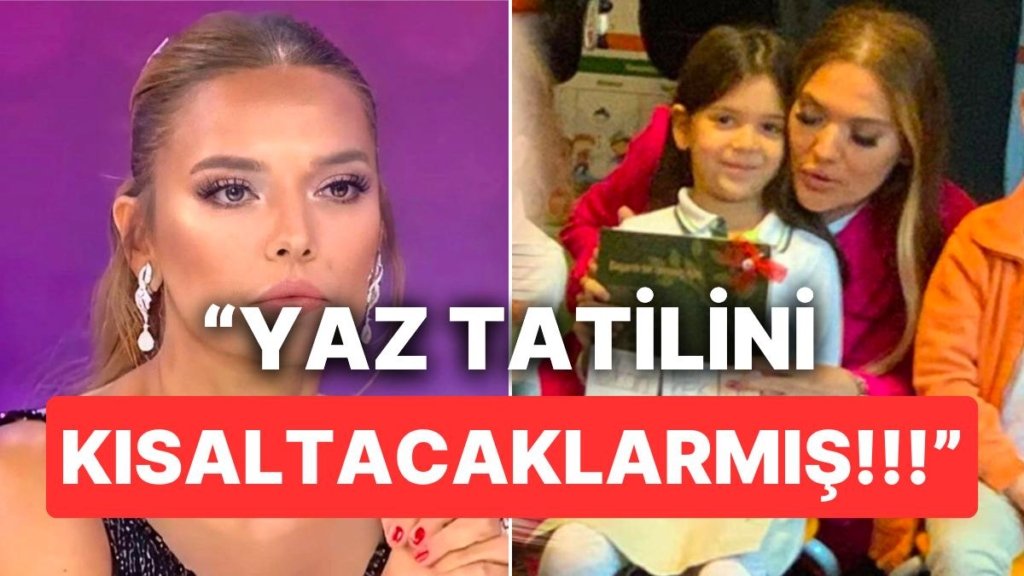 MEB’in Yaz Tatilini Kısaltacağı İddiasını Duyan Demet Akalın Yine Kendini Tutamadı