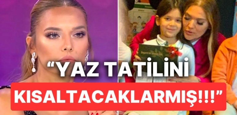 MEB’in Yaz Tatilini Kısaltacağı İddiasını Duyan Demet Akalın Yine Kendini Tutamadı