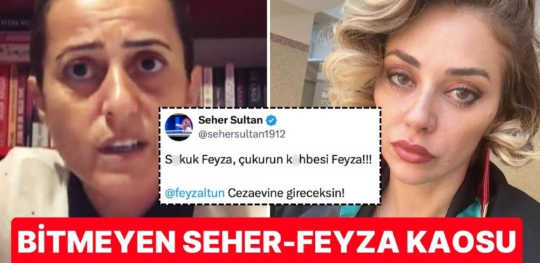 Koşun Kaos Var: Suların Asla Durulmadığı Seher Sultan-Feyza Altun Kavgasında Küfürler Yine Havada Uçuştu