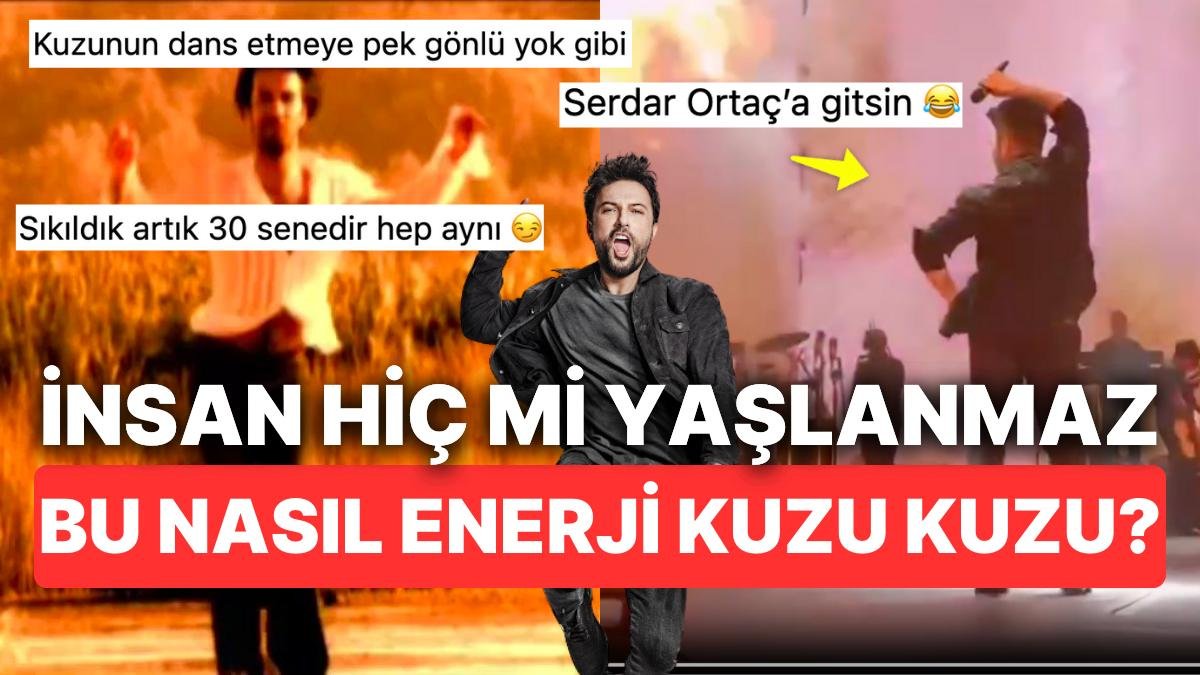 Kıpır Kıpır Enerjisiyle Konserde Kuzu Kuzu Dansı Yapan Tarkan’ın 51 Yaşında Olduğunu Söylemek Bin Şahit İster