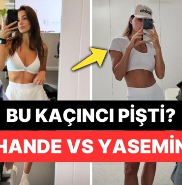 Yasemin Özilhan’la Pişti Olmalara Doyamayan Hande Erçel Bu Sefer de Spor Kombiniyle Benzerlik Yakaladı