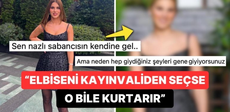 Daha Önce Giydiği Bir Elbiseyi Kardeşinin Nişanında da Giyen Nazlı Sabancı Fena Eleştirildi
