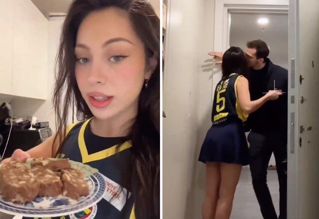 Fenerbahçeli sporcuya şaşırtan sürpriz! O anları kamerasına kaydetti