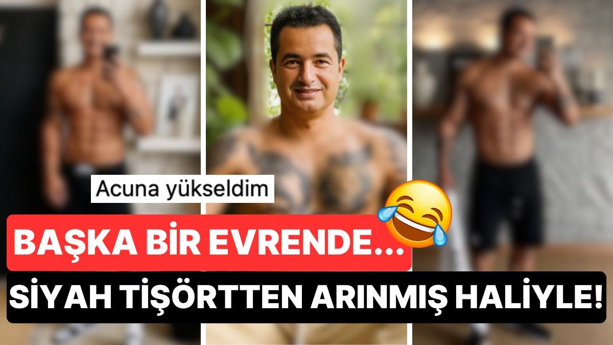 Siyah Tişörtünden Nihayet Kurtulan Acun Ilıcalı’nın Kas Şovu “Yapay Zeka Nelere Kadirsin” Dedirtti!