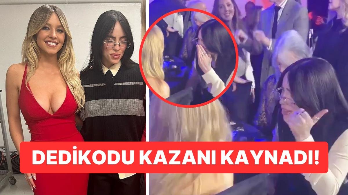 Billie Eilish ve Sydney Sweeney 2024 People’s Choice Ödüllerinde Dedikodu Yaparken Kameralara Yakalandı