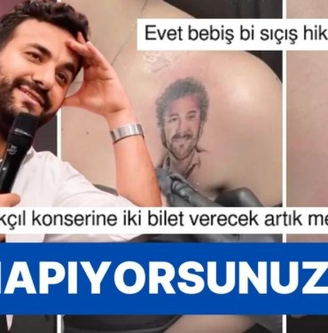 İki Sene Önce Portresinin Dövmesini Yaptıran Hayranını Yeni Fark Eden Hasan Can Kaya’dan Gecikmeli Şok!
