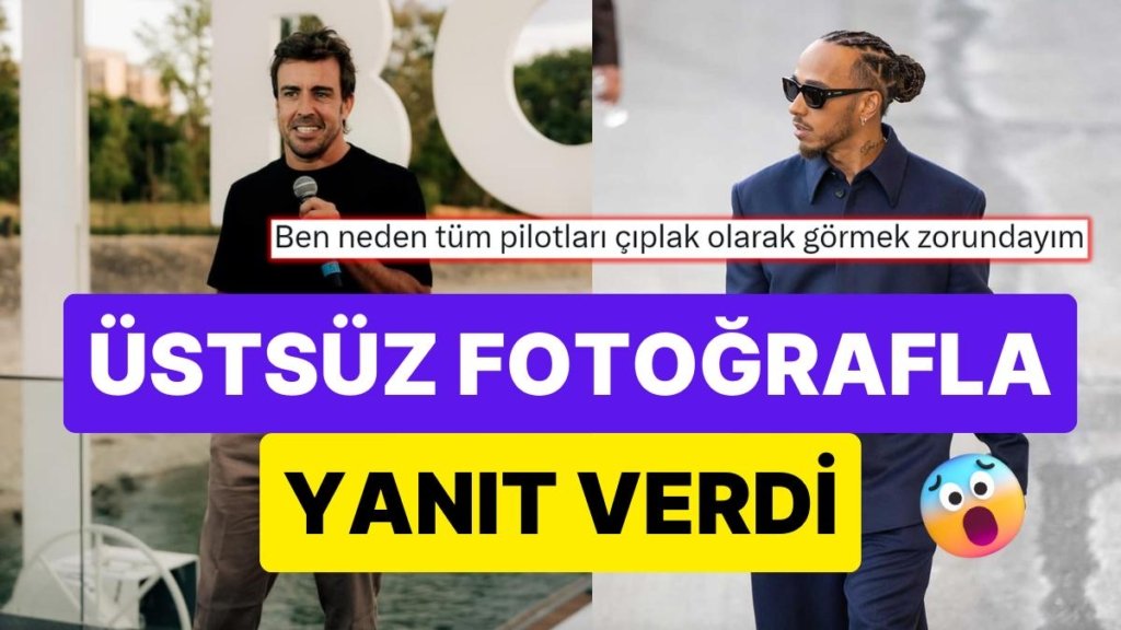 Yarışlar Başlamadan Ortalık Kızıştı! Hamilton Alonso’nun Yeni Sezon Mesajına Fiziğiyle Gönderme Yaptı