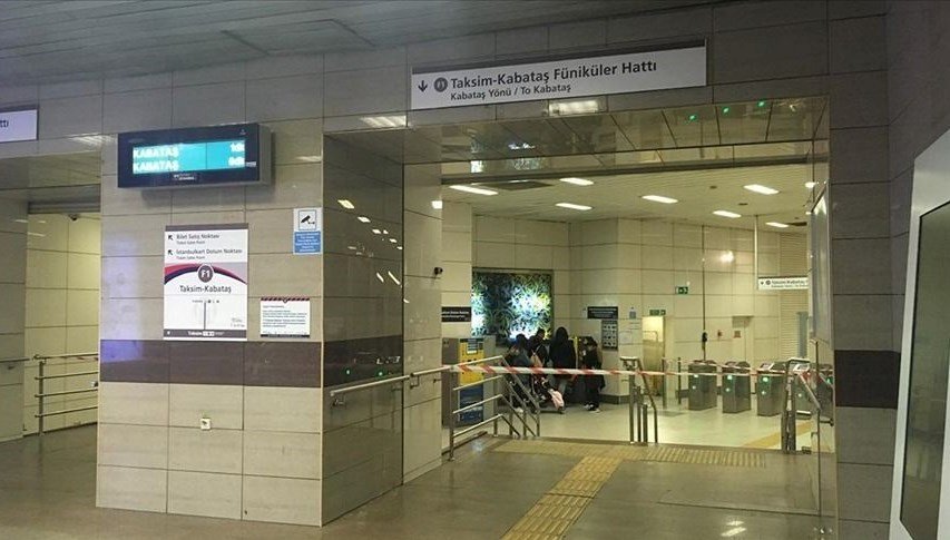 Taksim-Kabataş Füniküler Hattı’nda arıza